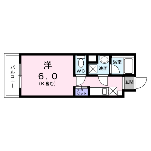 ブルー パレット 新宿中落合の間取り