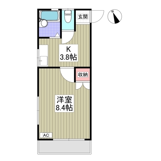 メックハイツの間取り