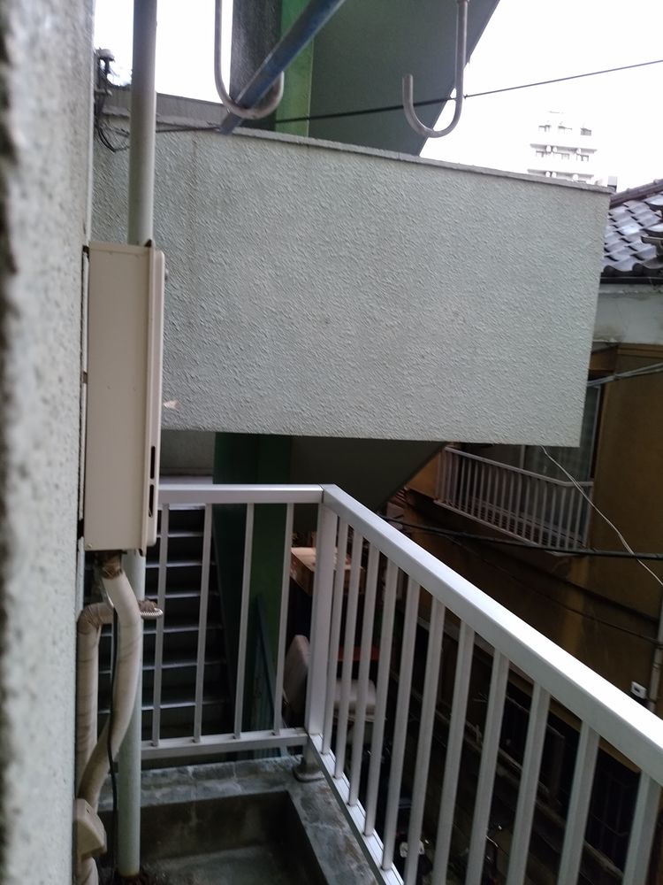 8/14 バルコニー