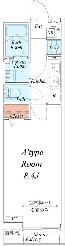 リブリ・Y’s グランデ小川西町の間取り