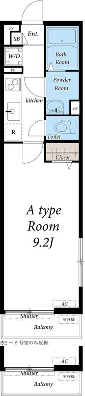 リブリ・堀之内の間取り