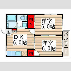 フォーブル道野辺Aの間取り