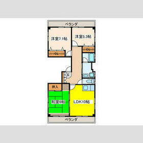 グリーンハイツの間取り