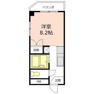 グローリアス城Ⅱの間取り