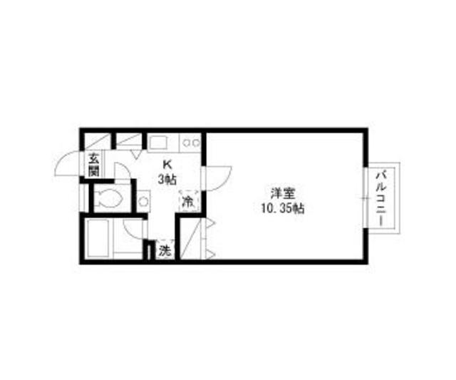 リヴェール市川C棟の間取り