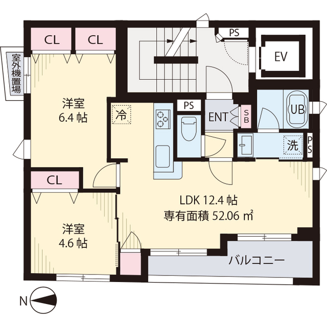 ウェスティング中野沼袋の間取り