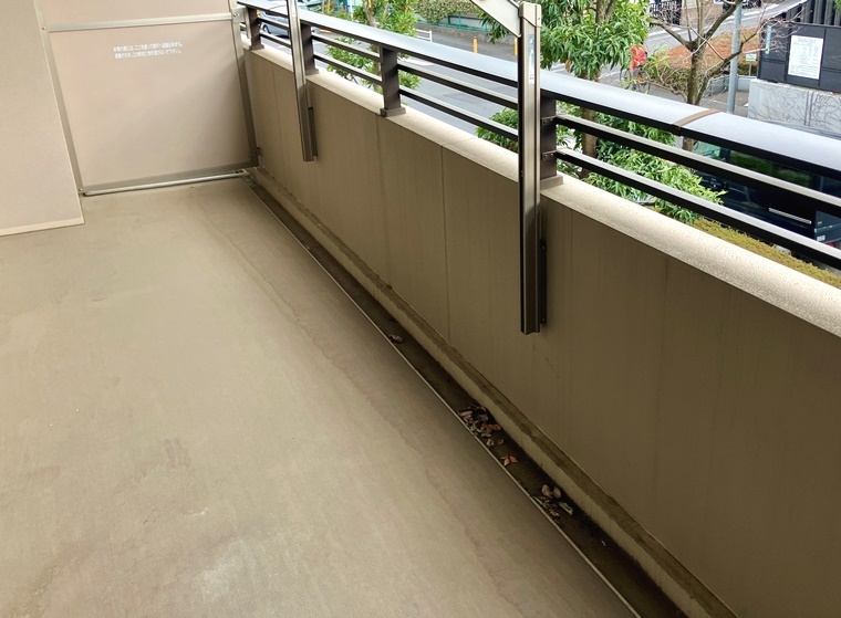 12/16 バルコニー