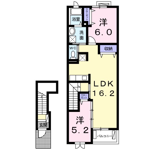 マーベラスⅢの間取り