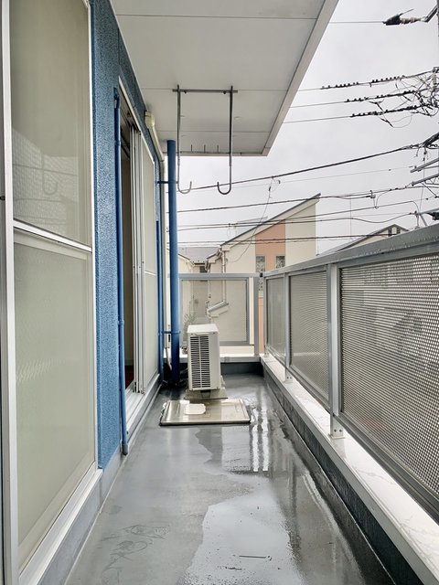 12/24 バルコニー