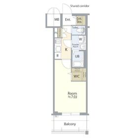 エスリード ザ・レガリア新栄ALTAIERの間取り