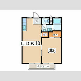綾南ハイツの間取り