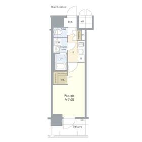 エスリード ザ・レガリア新栄ALTAIERの間取り