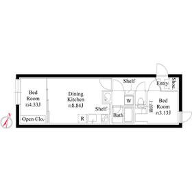 グランパセオ代々木上原の間取り