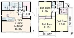 (仮称)入間市扇町屋戸建の間取り