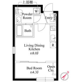 CASA PIAZZA 東池袋の間取り