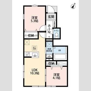 リーブルファイン志木上宗岡Ⅱの間取り