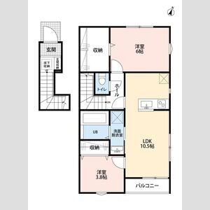 リーブルファイン志木上宗岡Ⅱの間取り
