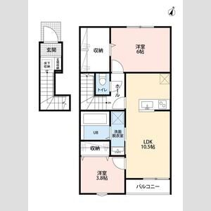 リーブルファイン志木上宗岡Ⅱの間取り