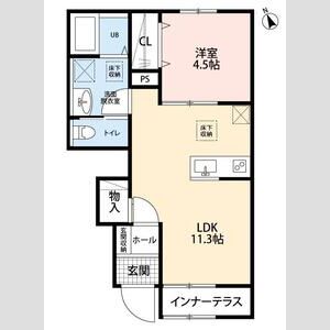 リーブルファイン久喜久喜東Ⅱの間取り