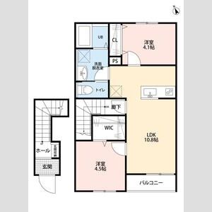 リーブルファイン久喜久喜東Ⅱの間取り