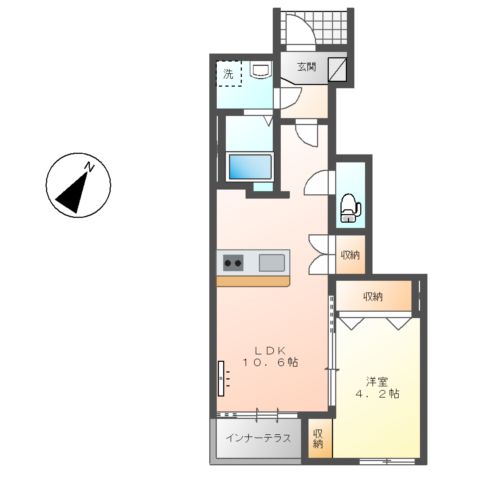 仮）羽生市南4丁目スターテラスⅡ（南棟）の間取り