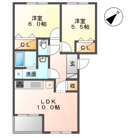 QUALITY HOUSE Bの間取り