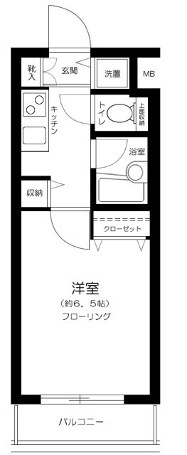 パレステュディオ新宿御苑前の間取り