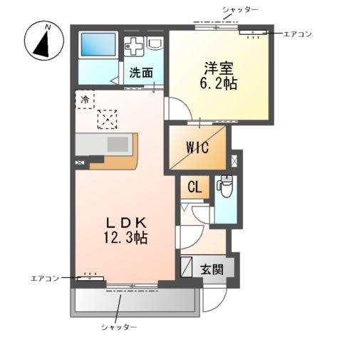 (仮称)柏市船戸 新築アパートの間取り