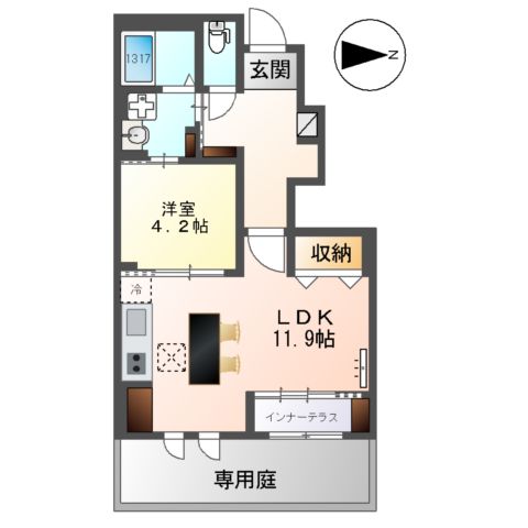 コルナスの間取り