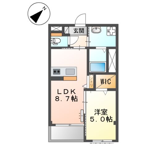 グランメゾン オルタンシアの間取り