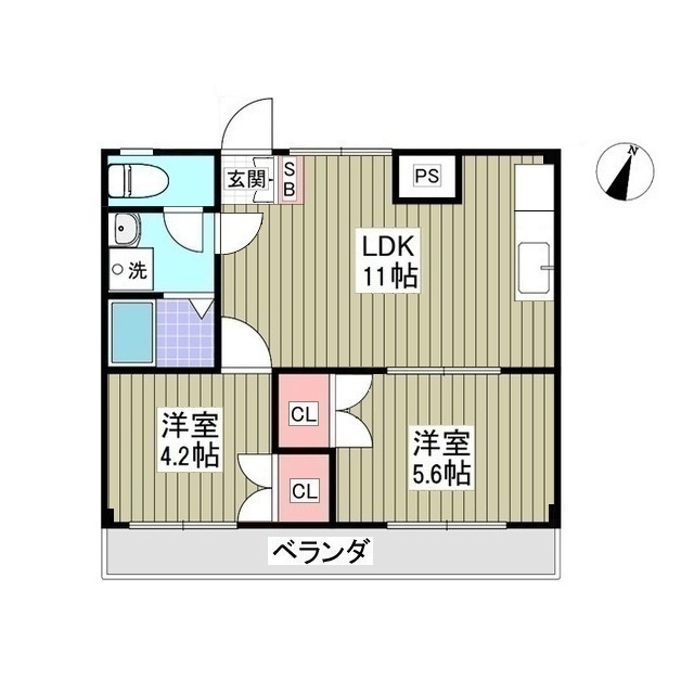 リブレス大宮の間取り