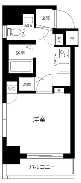 パークウェルツインズ西新宿ノースピアの間取り