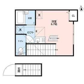バーミープレイス東伏見の間取り
