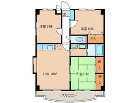 カームプレイスⅡの間取り
