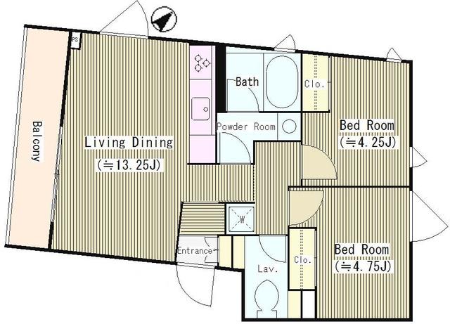 西馬込テラスコートの間取り