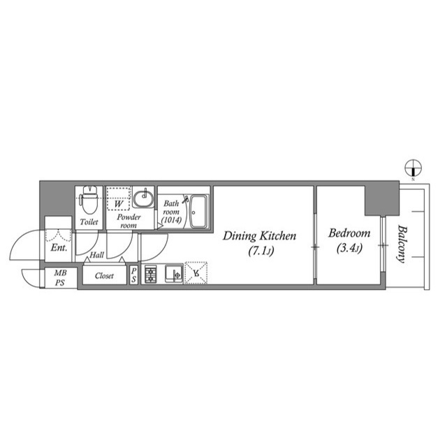 ArtizA金山の間取り