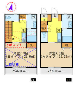 レンブランサ B棟の間取り