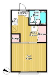 寺尾コーポの間取り