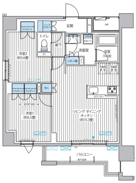 メゾンクロロの間取り