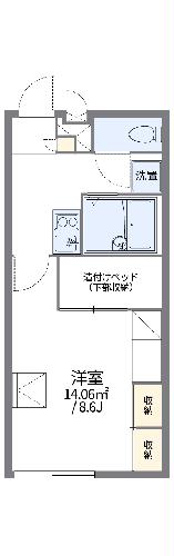 レオパレスコロニー2の間取り