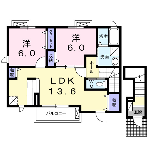 ウィンパークⅡの間取り