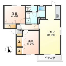 アマービリスCの間取り