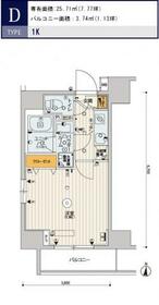 スカイコートパレス三ノ輪の間取り