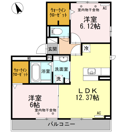 ウィルモアグッドラックⅥの間取り