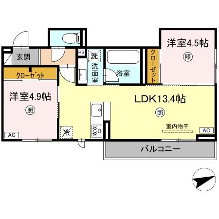 D-ROOM伊賀駅東の間取り