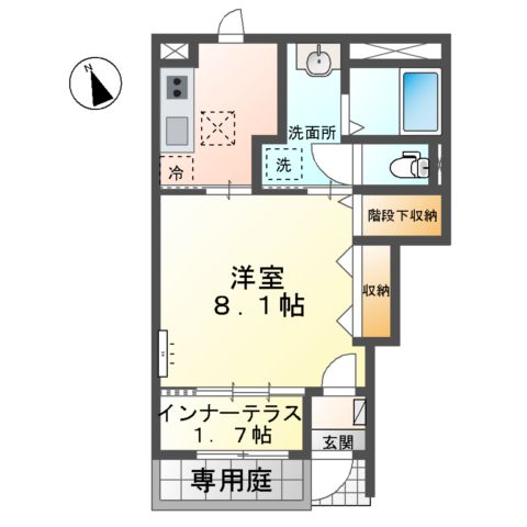 仮)新橋新築アパートの間取り