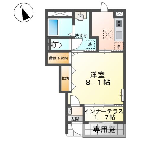 仮)新橋新築アパートの間取り