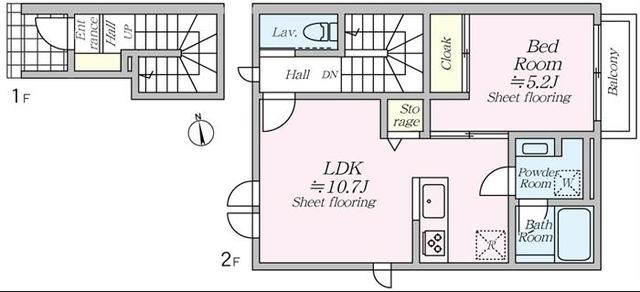 オルキデ蘆花公園の間取り