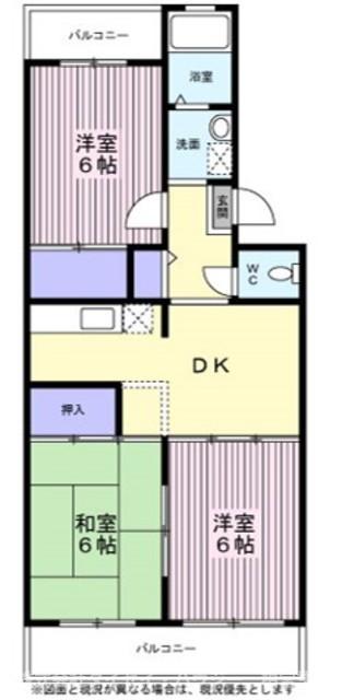 ピアーヒルズダイモンの間取り