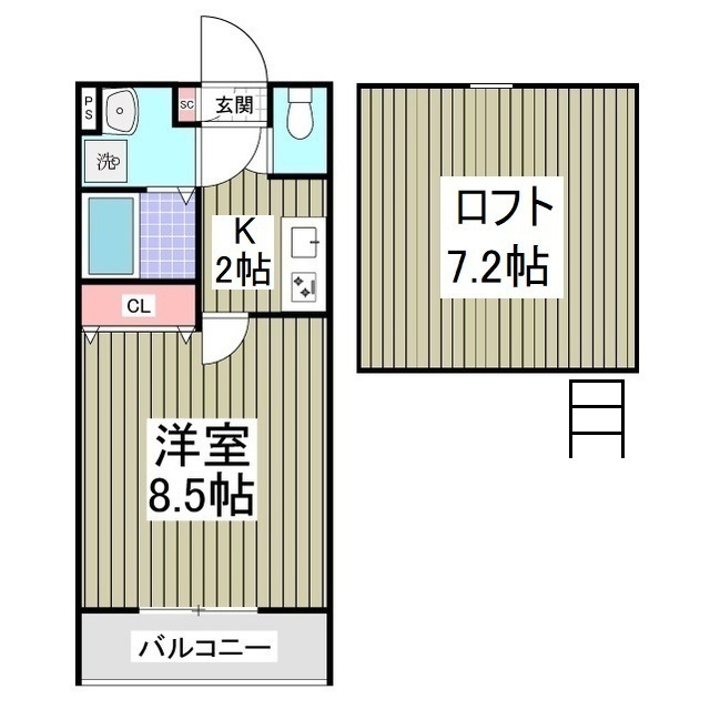 グランディールの間取り